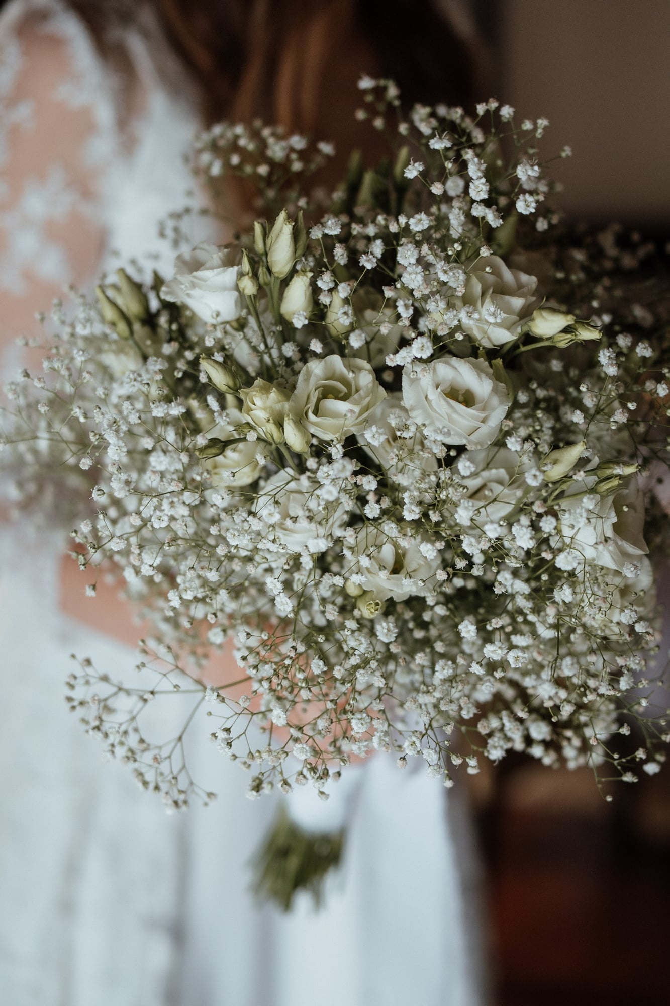 O bouquet da noiva antes de ser preservado